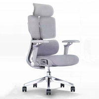Fauteuil de Direction de Luxe Pivotant à Double Dossier avec Relevage à Gaz, Nouveau Design, en Tissu Floqué Haut de Gamme, Vente en Gros