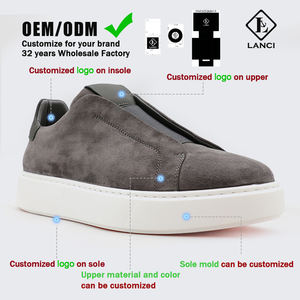 Fornitore di Sneaker LANCI, Scarpe di Lusso da Uomo, Sneakers Chunky Premium in Camoscio, Personalizzazione in Piccoli Lotti - Product Image 5