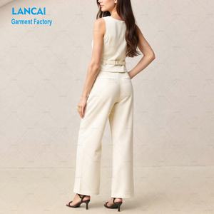Conjuntos de <span class=keywords><strong>Dos</strong></span> <span class=keywords><strong>Piezas</strong></span> de Ropa de Trabajo Premium, Traje de Oficina Elegante para <span class=keywords><strong>Mujer</strong></span>, Chaleco y Pantalones de Vestir, <span class=keywords><strong>Conjunto</strong></span> Coordinado Personalizado para <span class=keywords><strong>Mujer</strong></span> - Product Image 4
