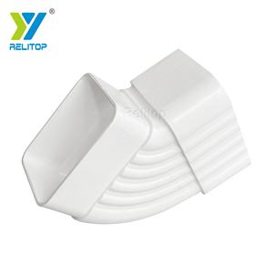 RELITOP <span class=keywords><strong>Gouttière</strong></span> en <span class=keywords><strong>PVC</strong></span> Système de drainage de toit <span class=keywords><strong>Gouttière</strong></span> tuyau de descente 90 <span class=keywords><strong>Coude</strong></span> positif/<span class=keywords><strong>coude</strong></span> latéral Gouttières en plastique - Product Image 3