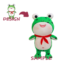 Jouet en peluche super doux personnalisé, rembourré en coton MPP, pour cadeaux d'anniversaire