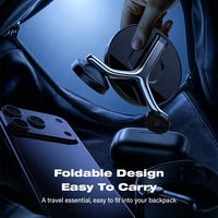 Chargeur magnétique pliable sans fil 3-en-1 JEDI .2, 10W et 25W, support de charge rapide, port Type-C pour accessoires mobiles, matériau PC