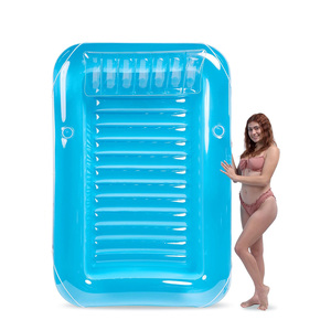 Hot bán tùy chỉnh PVC Float hồ bơi nước bãi biển chơi thiết bị Inflatable nổi giường - Product Image 1