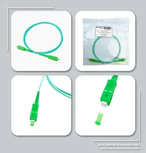 Serat optik patchcord pigtail sc/apc Garter Aqua turquoise 1.6mm 3.5m ftth drop patchcord G657A2 ftth kabel drop