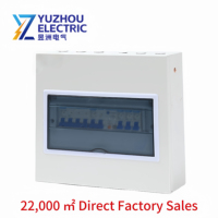 Caja de Distribución Eléctrica de Bajo Voltaje para Interiores, PZ-30, de Acero, para Montaje en Pared, Mini, IP30, con Cerradura Antimanipulación