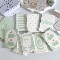 Cahier de notes autocollantes de style Instagram Cahier de messages déchiré mignon et non collant pour étudiant Cahier de grande valeur