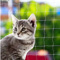 Filet de protection anti-chute pour balcon en nylon monofilament transparent pour la sécurité des chats