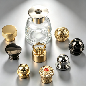 Tapa de Metal de Aleación de Zinc Zamac Personalizada para Botella de Perfume, Tapa de Lujo Fundida a Presión, Accesorio de Embalaje para Regalo, OEM, MOQ Bajo - Product Image 1