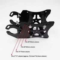 Soporte de Sentadillas Ajustable Portátil de Acero para Entrenamiento de Aves, Tamaños 50/60/75/76.2mm, Versión Mejorada, DIY Smith Fitness