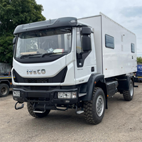 ONLYWE Camper de luxe tout-terrain 6x6 Iveco pour expéditions, camping-car, caravane, autocaravane avec toilettes et cuisine