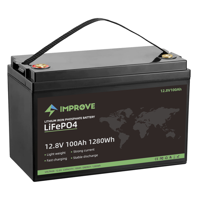 12V 100AH LiFePO4 Battery 12 Volt 100ah Lithium Battery 12v100ah 120AH Lifepo4 Starter Battery