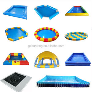 حوض سباحة عائم قابل للنفخ مزود بشبكة من البي في سي - Product Image 6