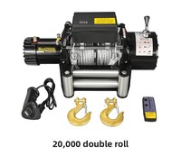 Treuil en acier de 3000 lb pour véhicule tout-terrain 4x4, ATV et UTV, treuil électrique pour utilisation automobile, câble en acier durable