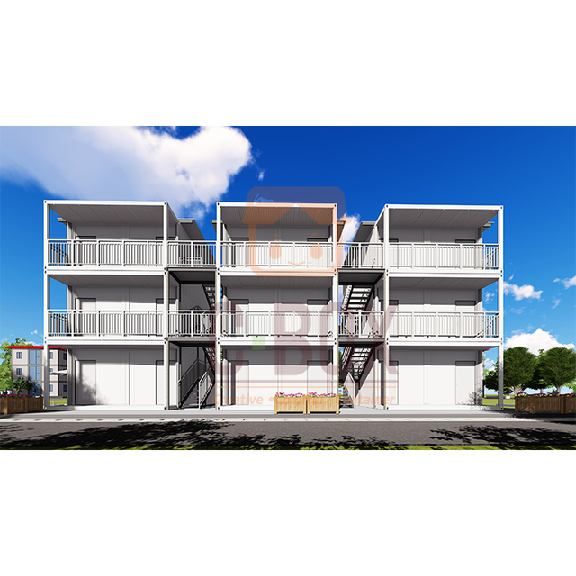 2022 Newest Low Cost Prefab Easy Assemble Container House Apartment Hotel Office Building