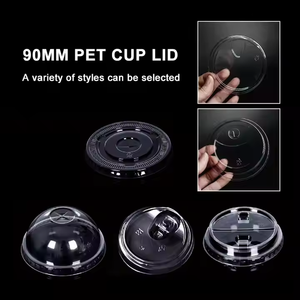Rts Cổ Phiếu Nhà Máy Chất Lượng Cao Pet 89/90/93/98Mm Gấu Tai Dome Có Nắp Đậy Phong Cách Khác Nhau Dùng Một Lần 12 Oz Nắp Chai Mũ Đóng Cửa - Product Image 5