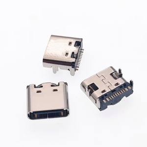 Connettore Orizzontale Femmina Tipo C a 16 Pin per Montaggio Superficiale 6.5/7.35/8.35mm Alta Corrente 5A con Dati e Ricarica - Product Image 5