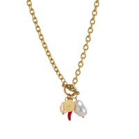 Style bohème femmes coloré corail poisson perlé collier dopamine lien chaîne bijoux élégant et élégant pour chandails