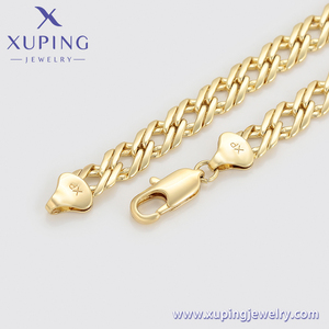 Gioielli 001103702 XUPING collana a catena in corda placcata in oro Unisex Hip - Hop audace accessorio quotidiano per feste - Product Image 6