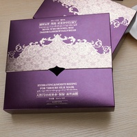 Scatola di Lusso in Cartone Goffrato Riciclabile per Cosmetici con Inserto in Spugna per Confezioni Regalo Personalizzate di Prodotti per la Cura della Pelle e Trucco