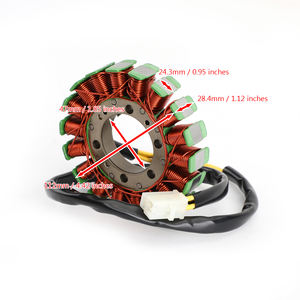 31120-MR8-781 แมกนีโต เกนเนอเรเตอร์ คอยล์สเตเตอร์เครื่องยนต์ สำหรับรถฮอนด้า VFR400 VFR 400 NC21 <span class=keywords><strong>NC24</strong></span> NC30 NC35 ปี 1985-1996 - Product Image 2