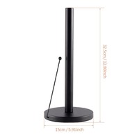 Support de rouleau de papier en acier inoxydable pour bureau, support de serviettes sur pied pour cuisine, salle à manger, salle de bain