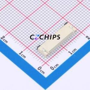XW0520012-260R-001 FFC/<b>FPC</b> Connector SMD,P=0.5mm,Horizontal Mount Connector Flip Cover Type Bottom Contact 26P 0.5mm - Product Image 2