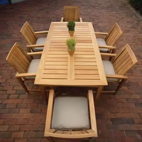 Mobilier d'extérieur commercial Dessus en bois avec pieds en métal Restaurant Hôtel en bois Table de banquet de mariage pliante
