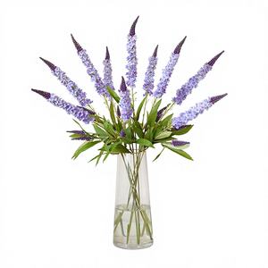 ดอกลาเวนเดอร์ปลอมแบบก้านยาวเดี่ยว สำหรับตกแต่งงานแต่งงาน ผลิตจากผ้าไหมเทียม ขายส่งจากโรงงาน ผลิตด้วยเทคนิคการฉีดขึ้นรูป - Product Image 1