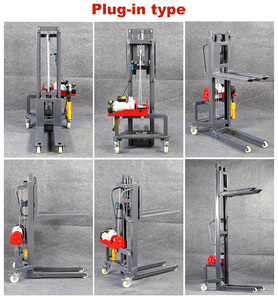 Transpaleta Eléctrica Pequeña con Tracción Trasera Extraíble, Capacidad de Carga de 300 kg, para Carga y Descarga - Product Image 5