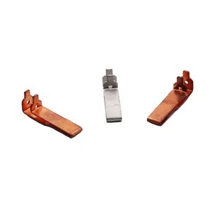 ISO9001 Custom Brass Copper stamping metal contact parts