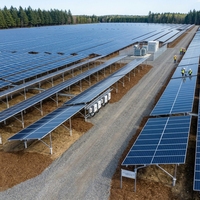 Estructura de Montaje Solar en Suelo de Acero Galvanizado Universal, Soporte de Alta Estabilidad para Paneles Fotovoltaicos