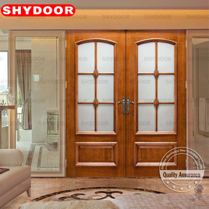 Porta d'Ingresso Antica in Legno Massello Intagliato, Elegante <span class=keywords><strong>Design</strong></span> Moderno per Ville di Lusso, Interni e Esterni - Product Image 1