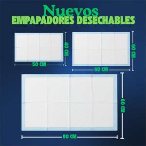 Yommy Empapadores para Mascotas 60x60cm Paquete Ahorro Alta Absorción - Product Image 2