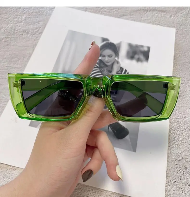 Nifties Eyeglasses Lounge Spring Eyewear Australia Lounge Green Ray Gafas Decoración Gafas de sol cuadradas Pc Unisex Uv400 Gafas de sol