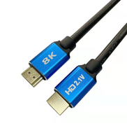 Câble HDTV haut de gamme 2.1V 8K 60Hz 4K 120Hz Super vitesse 48Gbps 1m 2m 3m 5m câble convertisseur HDR pour moniteur projecteur TV