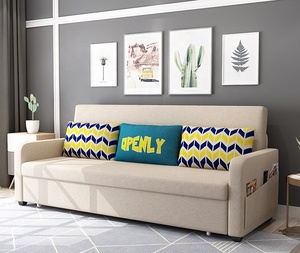 Sofá <span class=keywords><strong>cama</strong></span> para el hogar, sofás para la sala de estar, Camas, marco de Metal, sofá <span class=keywords><strong>cama</strong></span> modular de terciopelo para Loft, Departamento de apartamento compacto - Product Image 3