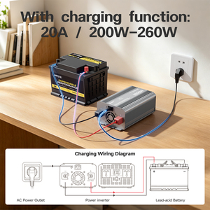 Generador de Onda Sinusoidal Pura de 1000W 2000W 3000W con UPS 12V/24V 220V 110V Solar de Alta Frecuencia - Product Image 1