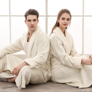 Peignoirs de Bain Femme Col V Doux Personnalisables Luxe pour SPA et Hôtel, Robe de Nuit Femme - Product Image 3