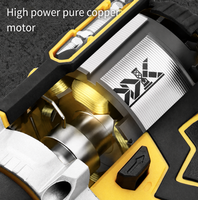 Kit d'outils à main multifonction 105 pièces avec batterie au lithium 12V, coffret rigide, vis de machine de qualité professionnelle, OEM