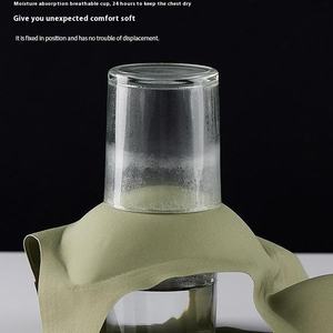 Soutien-Gorge sans Armature <span class=keywords><strong>Grande</strong></span> <span class=keywords><strong>Taille</strong></span> pour Femme, Gilet sans Coutures à Bonnets Fixes, Lingerie pour Poitrine Généreuse - Product Image 4