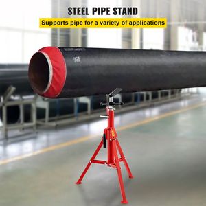 DB vente en gros support de tuyau à tête en V hauteur réglable 28 "-52" capacité de charge de 2500 lb positionneur de soudage pliant Portable 1/8 "-12" Capa - Product Image 2