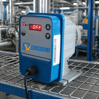 15L/H 5Bar Magnetventil-Membran-Dosierpumpe PVDF IP65 4-20mA Impuls Manuell für Kühlturm-Wasseraufbereitung OEM