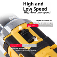 Nouvelle perceuse sans fil multifonctionnelle de qualité industrielle, kit combiné de perceuse électrique Craftsman, ensemble d'outils pour le travail du bois et la construction