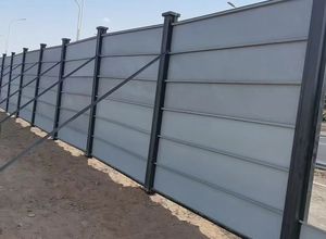 Clôture en aluminium décorative d'extérieur bon marché en gros, clôture en métal à lattes horizontales, idées de clôture de <span class=keywords><strong>jardin</strong></span>, panneaux de clôture de maison - Product Image 3