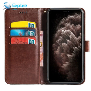 Custodia Protettiva per Telefono di Lusso Flip Back in Pelle PU Artificiale Antiurto con Porta Carte Design Business per iPhone <span class=keywords><strong>13</strong></span> - Product Image 2