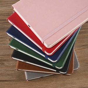 Custom A5 Pu Leather Hardcover Notebook with Pen Holder 2024 <b>Diary</b> 80 Sheets RunCai Brand for Students Gift - Product Image 4