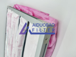 Túi loại trung bình hiệu quả Bộ lọc không khí công nghiệp trung tâm điều hòa không khí lọc đơn vị lọc bụi loại bỏ túi lọc - Product Image 2