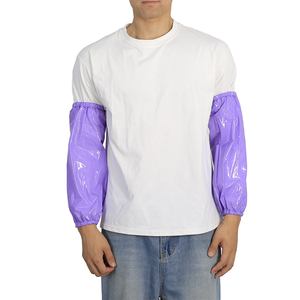 Venta Directa de Fábrica: Mangas Protectoras de PVC/TPU Ligeras, Resistentes al Ácido, al Aceite y a Productos Químicos, Impermeables, <span class=keywords><strong>con</strong></span> Banda Elástica - Product Image 3