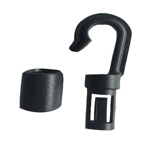 Corde élastique en nylon avec crochet, tête simple, équipement universel d'extérieur, corde de maintien toutes saisons - Product Image 2