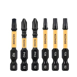 Puntas de destornillador magnéticas de acero S2 de 50 mm, resistentes a impactos, para juego de herramientas eléctricas - Product Image 3